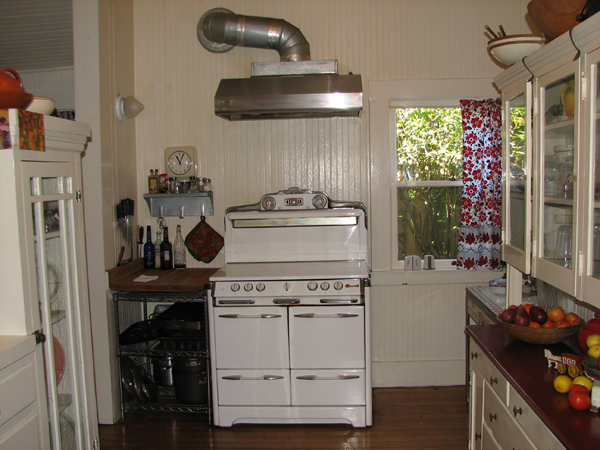 A beautiful example of a pre-WWII kitchen in Martinez, CA.