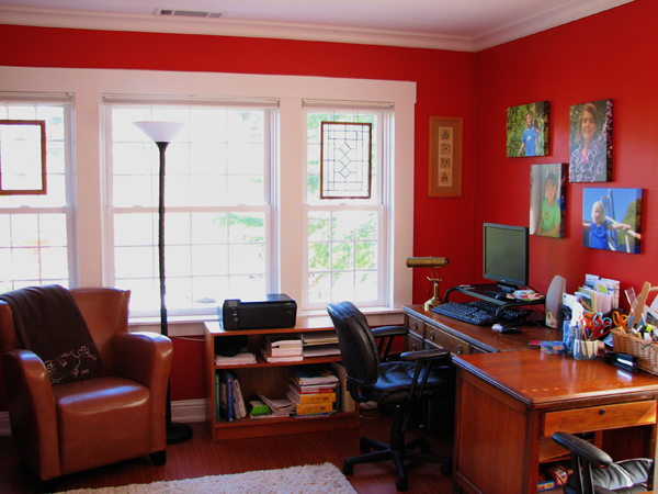 A home office in an historic home.  Martinez, CA.