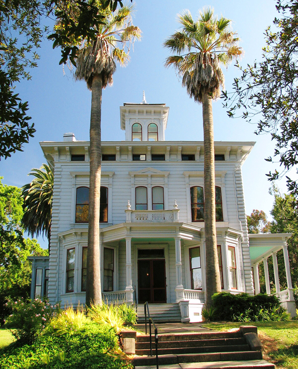 John Muir's Victorian home in Martinez, California was built in the Italinate style