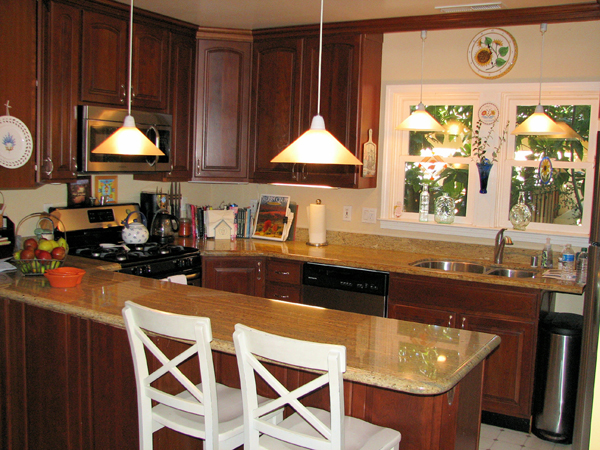 An upated kitchen in a Martinez (Calif.) home.